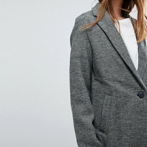 Bershka - Wool Mix Car Coat with Pockets - Picture 14 of 14